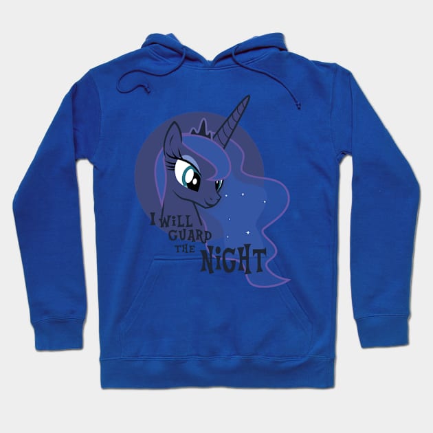 I will guard the night Hoodie by Arivp